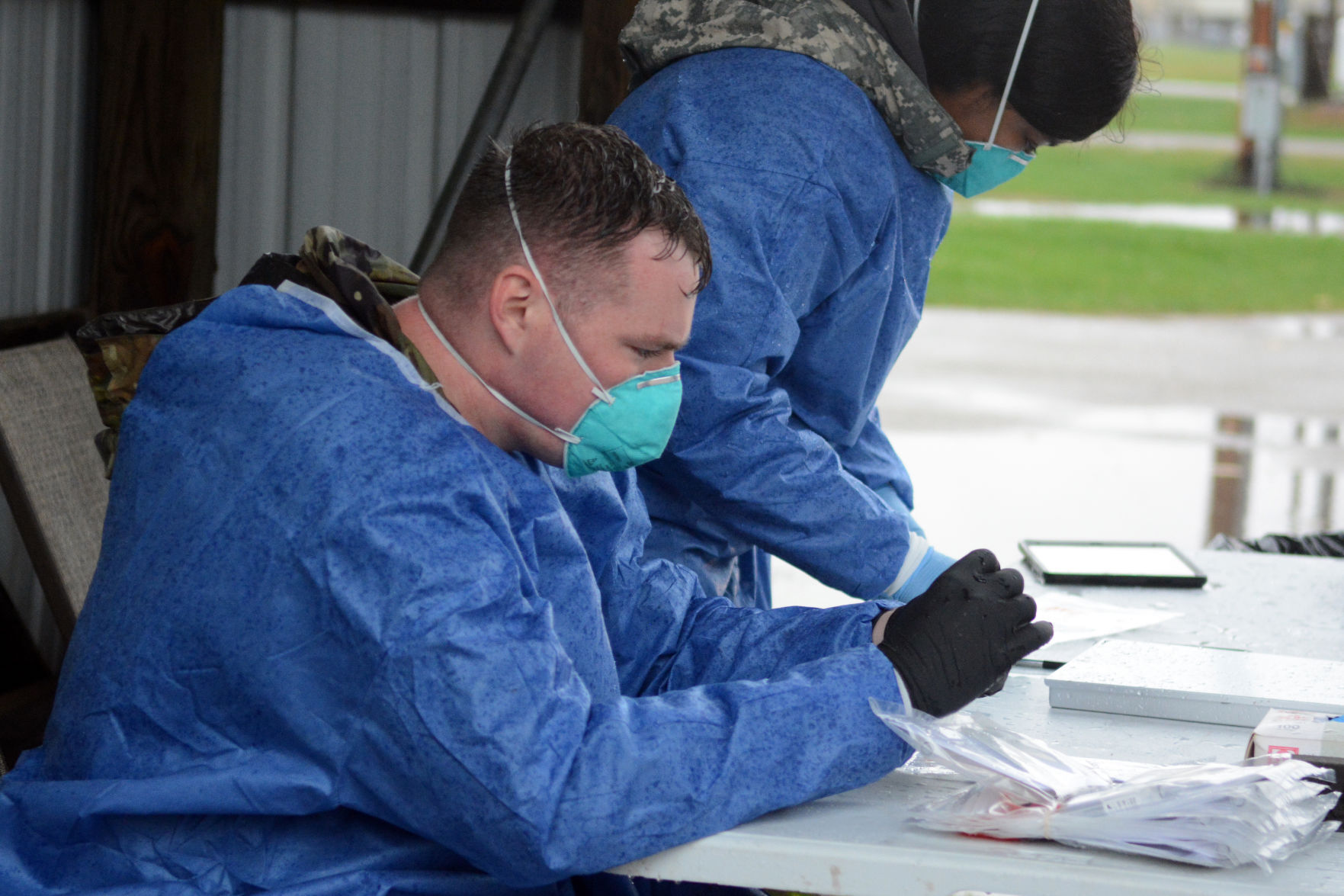 National Guard conducts COVID-19 testing in Baraboo, Oct. 12